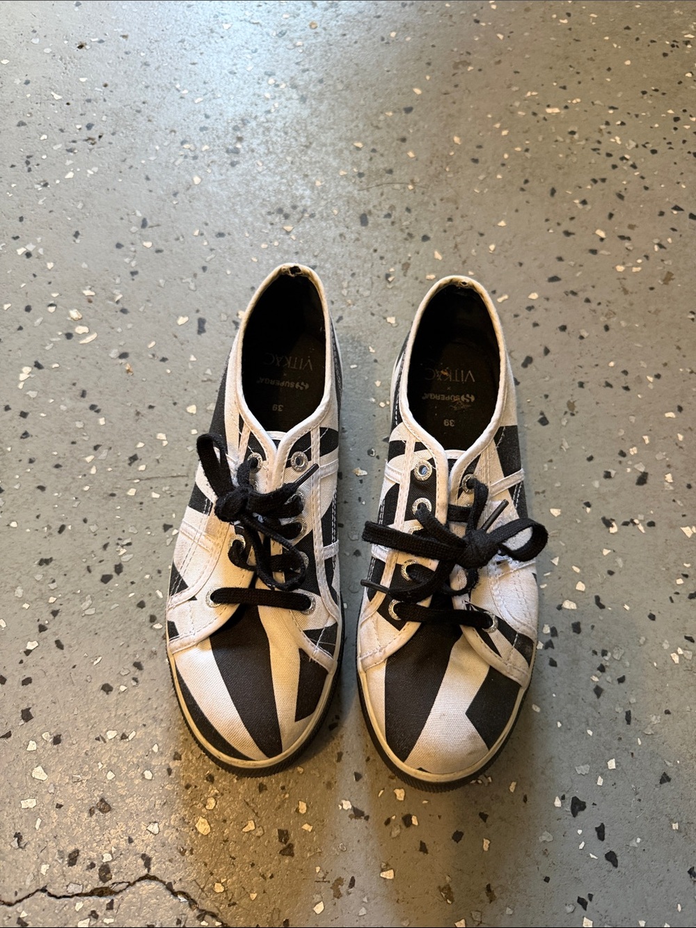 Superga Stripe Canvas Sneakers